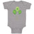 Baby Clothes Irish Clover Balloons St Patrick's Day Baby Bodysuits Cotton