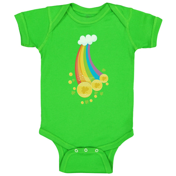 Cute Rascals® Baby Clothes Leprechaun Rainbow holidays Patrick'S