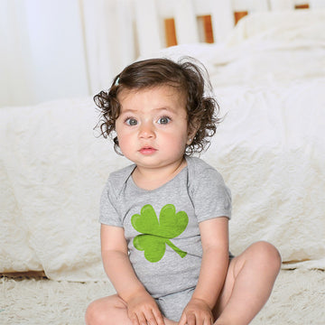 Baby Clothes Light Green Clover St Patrick's Day Baby Bodysuits Cotton