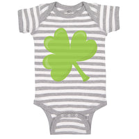 Baby Clothes Light Green Clover St Patrick's Day Baby Bodysuits Cotton