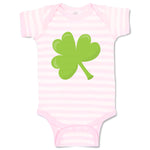 Baby Clothes Light Green Clover St Patrick's Day Baby Bodysuits Cotton