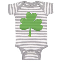 Baby Clothes Dark Green Clover St Patrick's Day Baby Bodysuits Boy & Girl Cotton