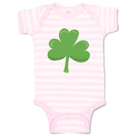 Baby Clothes Dark Green Clover St Patrick's Day Baby Bodysuits Boy & Girl Cotton