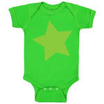 Baby Clothes Light Green Star St Patrick's Day Baby Bodysuits Boy & Girl Cotton