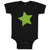 Baby Clothes Light Green Star St Patrick's Day Baby Bodysuits Boy & Girl Cotton