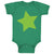 Baby Clothes Light Green Star St Patrick's Day Baby Bodysuits Boy & Girl Cotton