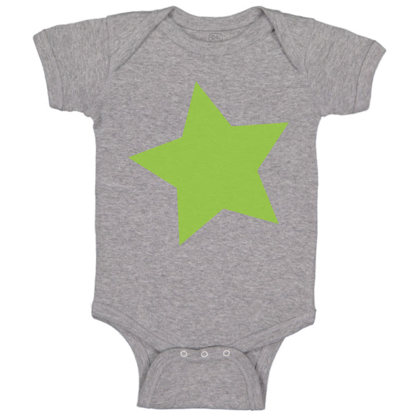 Baby Clothes Light Green Star St Patrick's Day Baby Bodysuits Boy & Girl Cotton