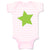 Baby Clothes Light Green Star St Patrick's Day Baby Bodysuits Boy & Girl Cotton