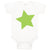 Baby Clothes Light Green Star St Patrick's Day Baby Bodysuits Boy & Girl Cotton