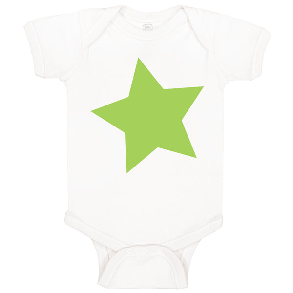 Baby Clothes Light Green Star St Patrick's Day Baby Bodysuits Boy & Girl Cotton