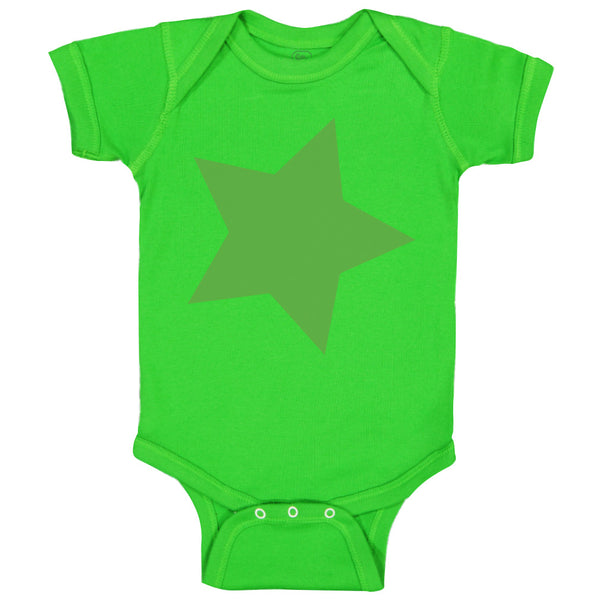 Baby Clothes Dark Green Star St Patrick's Day Baby Bodysuits Boy & Girl Cotton