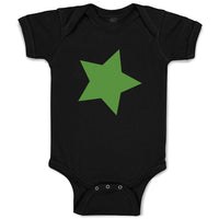 Baby Clothes Dark Green Star St Patrick's Day Baby Bodysuits Boy & Girl Cotton