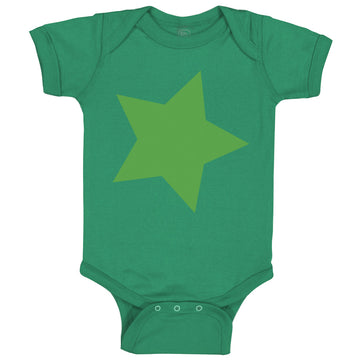 Baby Clothes Dark Green Star St Patrick's Day Baby Bodysuits Boy & Girl Cotton