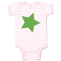 Baby Clothes Dark Green Star St Patrick's Day Baby Bodysuits Boy & Girl Cotton