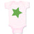 Baby Clothes Dark Green Star St Patrick's Day Baby Bodysuits Boy & Girl Cotton