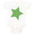 Baby Clothes Dark Green Star St Patrick's Day Baby Bodysuits Boy & Girl Cotton