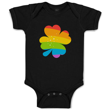 Baby Clothes Rainbow Clover St Patrick's Day Baby Bodysuits Boy & Girl Cotton