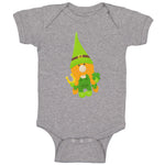 Baby Clothes Leprechaun Lucky Horseshoe St Patrick's Day Baby Bodysuits Cotton