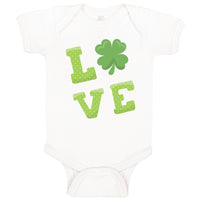 Baby Clothes Love Clover Holidays and Occasions St Patrick's Day Baby Bodysuits