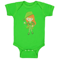 Baby Clothes Leprechaun Girl St Patrick's Day Baby Bodysuits Boy & Girl Cotton