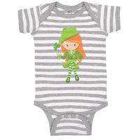 Baby Clothes Leprechaun Girl St Patrick's Day Baby Bodysuits Boy & Girl Cotton