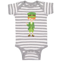 Baby Clothes Leprechaun Boy 1 St Patrick's Day Baby Bodysuits Boy & Girl Cotton