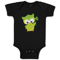 Baby Clothes Leprechaun Owl Clover St Patrick's Day Baby Bodysuits Cotton