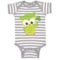 Baby Clothes Leprechaun Owl Clover St Patrick's Day Baby Bodysuits Cotton