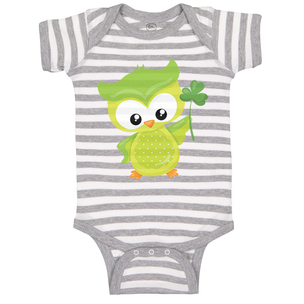 Baby Clothes Leprechaun Owl Clover St Patrick's Day Baby Bodysuits Cotton