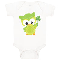 Baby Clothes Leprechaun Owl Clover St Patrick's Day Baby Bodysuits Cotton