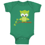 Baby Clothes Leprechaun Owl Branch St Patrick's Day Baby Bodysuits Cotton