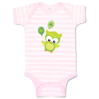 Baby Clothes Leprechaun Owl Balloons St Patrick's Day Baby Bodysuits Cotton