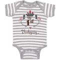 Baby Clothes My 1St Thanksgiving Bird Wings and Leaves Design Baby Bodysuits