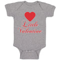 Baby Clothes Little Valentine with Heart Symbol Baby Bodysuits Boy & Girl Cotton