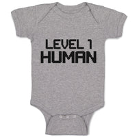 Baby Clothes Level 1 Human Baby Bodysuits Boy & Girl Newborn Clothes Cotton