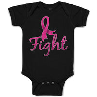 Baby Clothes Fight Breast Cancer Ribbon Baby Bodysuits Boy & Girl Cotton