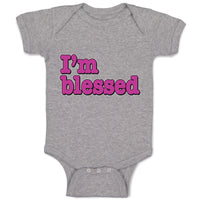 Baby Clothes I'M Blessed Baby Bodysuits Boy & Girl Newborn Clothes Cotton