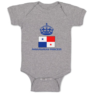 Baby Clothes Panamanian Princess Crown Countries Baby Bodysuits Cotton