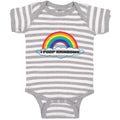 Baby Clothes Rainbow Text Poop Rainbows Funny Humor Baby Bodysuits Cotton