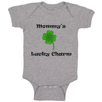 Baby Clothes Mommy's Lucky Charm Irish St Patrick's Irish Clover Style C Cotton