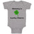 Baby Clothes Mommy's Lucky Charm Irish St Patrick's Irish Clover Style C Cotton