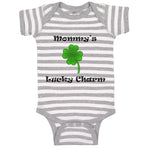 Baby Clothes Mommy's Lucky Charm Irish St Patrick's Irish Clover Style C Cotton