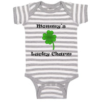 Baby Clothes Mommy's Lucky Charm Irish St Patrick's Irish Clover Style C Cotton