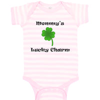 Baby Clothes Mommy's Lucky Charm Irish St Patrick's Irish Clover Style C Cotton