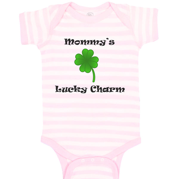 Baby Clothes Mommy's Lucky Charm Irish St Patrick's Irish Clover Style C Cotton