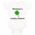 Baby Clothes Mommy's Lucky Charm Irish St Patrick's Irish Clover Style C Cotton