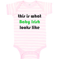 Baby Clothes This Is What Baby Irish Looks like St Patrick's Baby Bodysuits