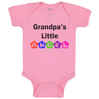 Baby Clothes Grandpa's Little Angel Grandpa Grandfather Baby Bodysuits Cotton