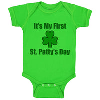 Baby Clothes It's My First St. Patty's Day St Patrick's Day Baby Bodysuits