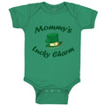 Baby Clothes Mommy's Lucky Charm Irish St Patrick's Irish Clover Style D Cotton